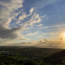 新竹健行｜鳳崎落日登山步道｜新豐後山落日大景