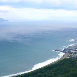 宜蘭頭城｜草嶺古道．大里入口｜180度蔚藍龜山島海景